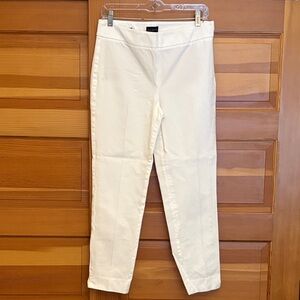 Talbots Crisp White Trousers